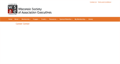 Desktop Screenshot of careers.wsae.org